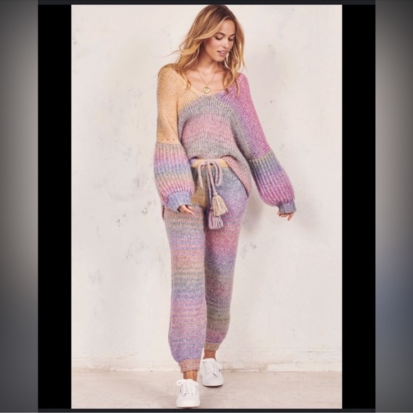 Trade/sell loveshackfancy Blossom Pant size smalll EUC🌺🌈💜 - Picture 5 of 7